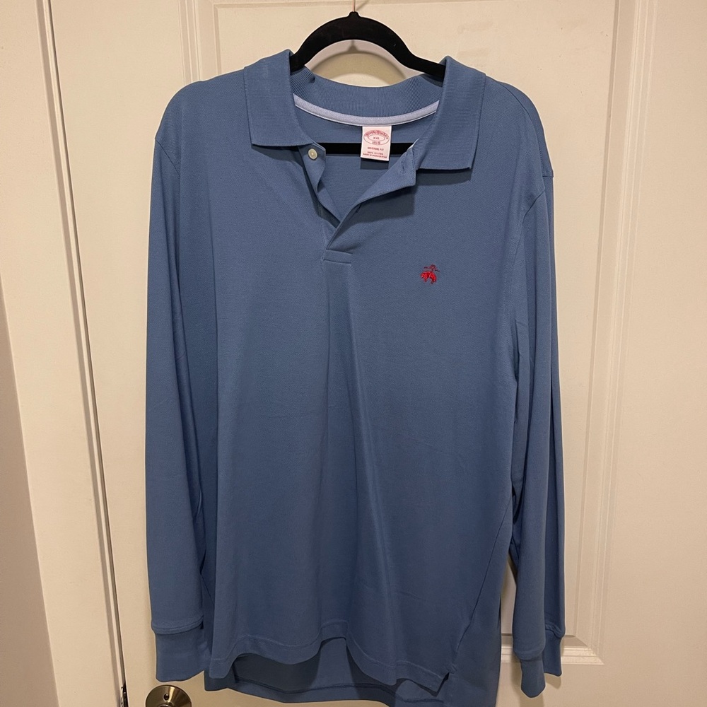 Brooks Brothers Long Sleeve Polo (XXL)